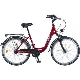 BBF City bike Collection Line Women 28 inch 2019/20 red frame size 46 cm