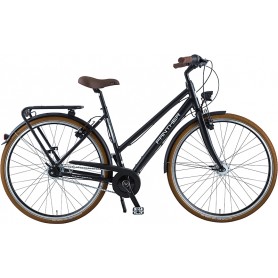 Panther City bike Cadiz Trapez Women 28 inch 2019/20 black frame size 55 cm