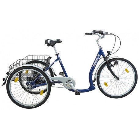 BBF Shopping bike Konstanz Unisex 26/24 inch 2019/20 blue frame size 48 cm