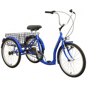 BBF Shopping bike Meersburg Unisex 24 inch 2019/20 blue frame size 42 cm