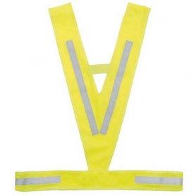 Triangle vest Sash Illu XL/XXL yellow reflective stripes