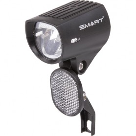 E-Bike Headlight with cert~ Smart LED black DC 6-48V