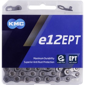 KMC Kette e12 EPT E-Bike 12-fach 130 Glieder silber Karton