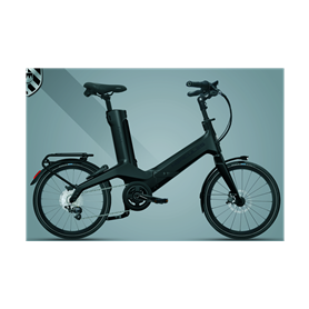 Hercules Futura Fold Carbon E-Folding bike 2020 20 inch 250 Wh black matt 50 cm