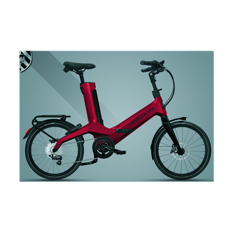 Hercules Futura Fold Carbon E-Folding bike 2020 20 inch 250 Wh red metallic 50cm