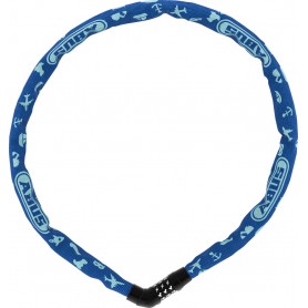 Abus chain lock Steel-O-Chain 4804C Symbols length: 75cm blue