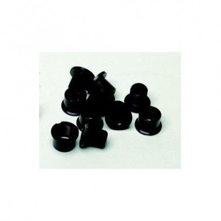 TA aluminum chainring bolts 8.5 + 7 mm set of 5 black