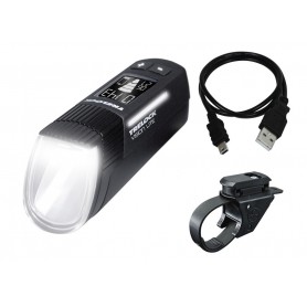 Trelock LED-Akku-Leuchte I-go VisionLite LS 660/ 760, schwarz, mit Halter, 80 Lux