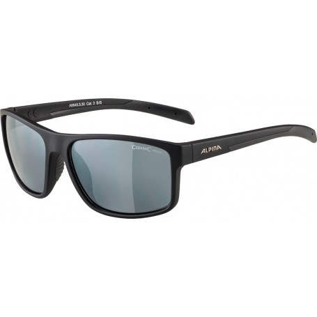 Alpina Sonnenbrille Lyron S schwarz matt schwarz verspiegelt 