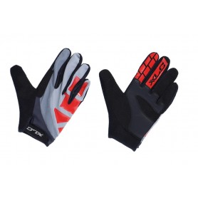 XLC long finger gloves Enduro red / gray size. XXL