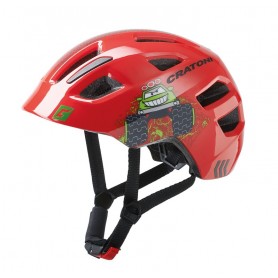 Cratoni bike helmet Maxster Kid size S / M 51-56cm Truck red gloss