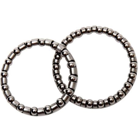 Longus Ball bearing rings 1-1/8 inch for headset 5/32 inch set of 10