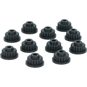 PRO pump rubber valve rubber for HP Team black 10 pieces