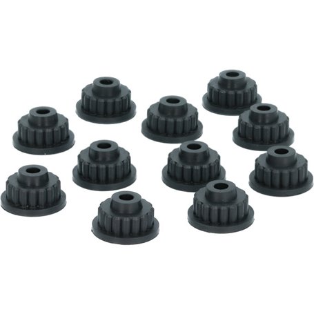 PRO pump rubber valve rubber for HP Team black 10 pieces