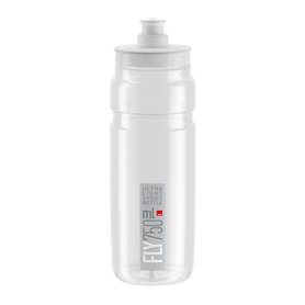 Elite drinking bottle Fly 2020 750ml clear, grey logo