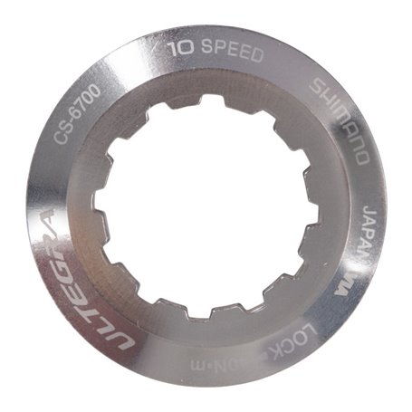 Shimano lock ring for CS-6700 with spacer disc for 12 teeth