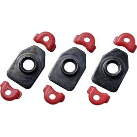 Shimano thread inserts for SH-RC9 3 pieces 6 rubber spacer
