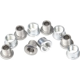 Shimano chainring screws for FC-3550 with nuts M8 x 8.5mm 5 pieces