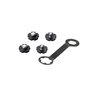 Shimano cleats and dummy plugs for XC90 / XC70 / XC51 etc. black pair