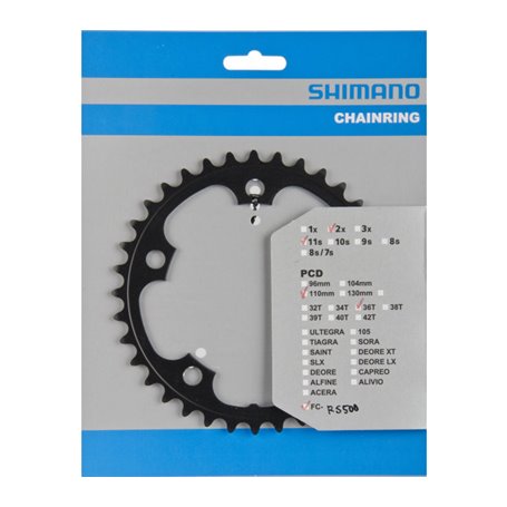 Shimano chainrings FC-RS500 36 teeth 110mm