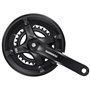 Shimano crankset FC-TY501 2x7/8 175mm 46-30 teeth rear wheel black