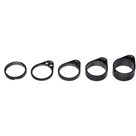 PRO spacer Vibe 1 1/4 inch set: Top 5mm, bottom 3/5/10/15mm