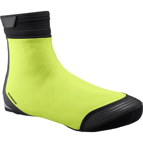 Shimano S1100R Soft Shell Shoe Cover neon yellow Größe L (42-44)