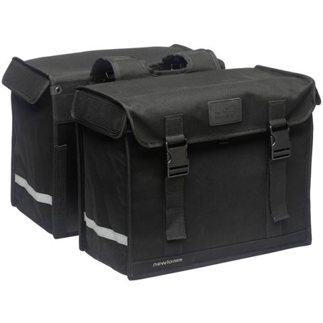New Looxs double pannier Canvas Camping Basic 66 liter black