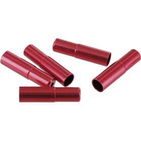 VAR housing end caps FR-01962 5mm for brake cable housing Alu 100 pieces red
