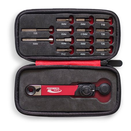 Feedback Sports RANGE torque wrench 2-10nm with 14 parts Bit set