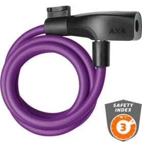 AXA cable lock Resolute 120/8 120 cm key purple
