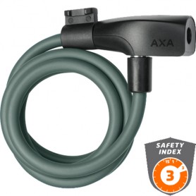 AXA cable lock Resolute 120/8 120 cm key army green