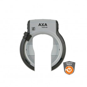 Axa Rahmenschloss Defender Retractable silber