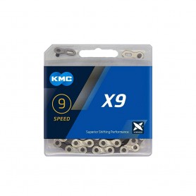 Chain KMC X-9-93 silver/grey 27 gears box