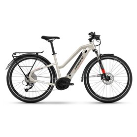 Haibike Trekking 4 i500Wh low standover 2021 E-Bike desert white frame size 48cm