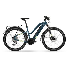 Haibike Trekking 5 i500Wh low standover 2021 E-Bike Pedelec blue canary RH 52cm