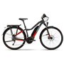 Haibike Trekking S 9 low standover 500Wh 2021 anthracite red frame size 48cm