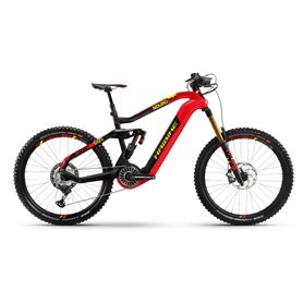 Haibike XDURO Nduro 10.0 i630Wh 2019/20/21 E-Bike Flyon rot carbon gelb RH 44cm