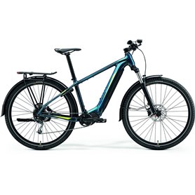 Merida eBIG.NINE 400 EQ E-Bike 2021 turquoise blue lime frame size S (38 cm)