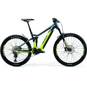 Merida eONE-SIXTY 500 E-Bike 2021 turquoise blue lime frame size XS (40.5 cm)
