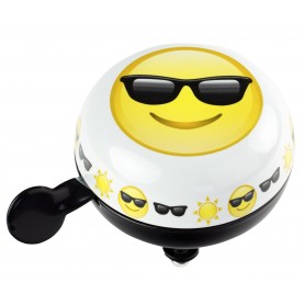 Ding-Dong Glocke "Emoji", Sunglasse, Ø 80 mm, auf Karte