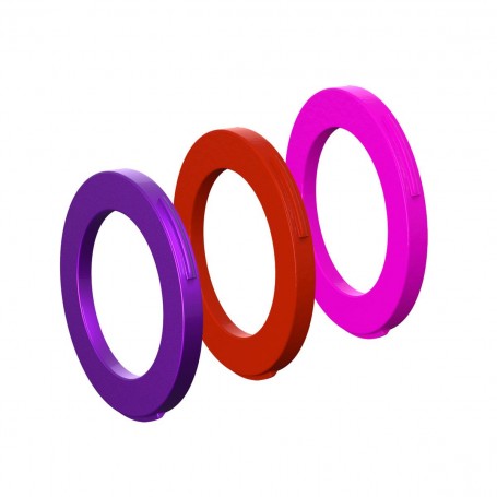 Magura Blenden-Ring Kit für Bremszange, 2 Kolben Zange, ab MJ2015 (purple, rot, pink) (VE   6 Stück)