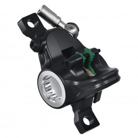 Magura Bremszange MT4 eSTOP schwarz, drehbarer Leitungsanschluss, mit Bremsbelägen, ab MJ2020 (VE   1 Stück)