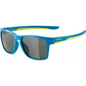 Alpina Sonnenbrille Flexxy Cool Kids I Rahmen blue lime Glas black
