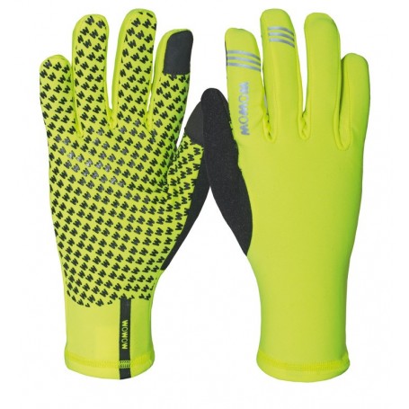 Wowow Morning Breeze Handschuhe reflektierende Elemente Gr. M gelb