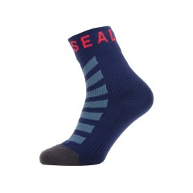 SealSkin Socken z Warm Weather Ankle Gr.S (36-38) Hydrostop navy/grau/rot