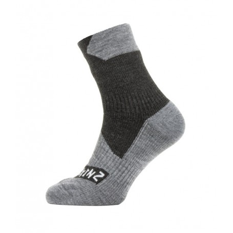 SealSkinz All Weather Ankle Socken Gr. XL 47 - 49 schwarz grau