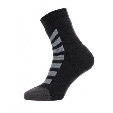 SealSkinz All Weather Ankle Hydrostop Socken Gr.S 36 - 38 schwarz grau