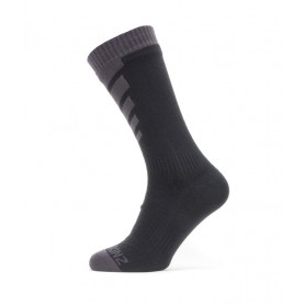 SealSkin Socken z Warm Weather Mid Length Gr.S (36-38) schwarz/grau wasserdicht
