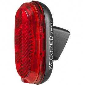 Busch + Müller E-Bike-Rücklicht SECUZED E mit StVZO LED rot Schutzblech/Strebe